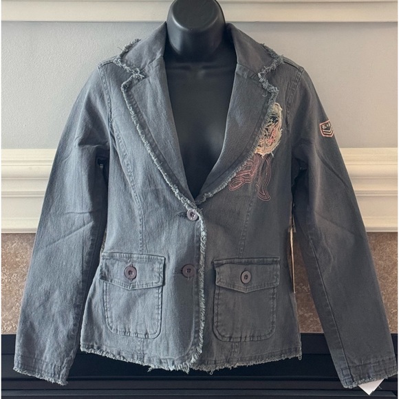 Trendy weathered jacket - Picture 1 of 2